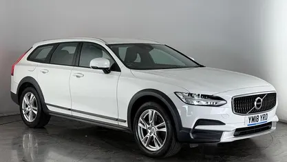 White Used 2018 Volvo V90 CC Estate | £14,150 (Fair price)