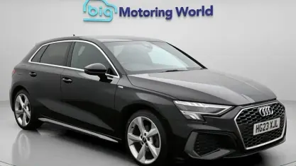 Used Audi A3 Sportback S-Line 150 HP (110 kW) 2023 Black Hatchback