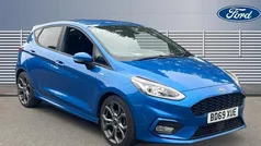 Desert island blue (exclusive colour) Used 2019 Ford Fiesta ST-Line Hatchback | £8,480 (Fair price)