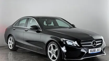 Black Used 2018 Mercedes C250 AMG Line Premium Plus Sedan | £14,450 (Good price)