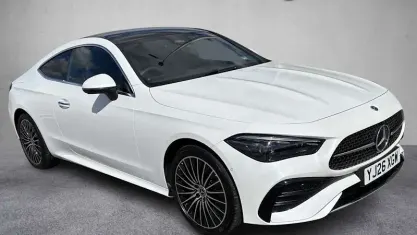 Used Mercedes E300 AMG line 313 HP (230 kW) 2026 White Coupe