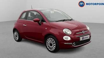 Used Fiat 500 Lounge 69 HP (50 kW) 2018 Red Hatchback