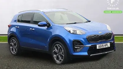 Used Kia Sportage GT-Line 177 HP (130 kW) 2019 Blue SUV