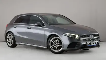 Used Mercedes A200 AMG line 150 HP (110 kW) 2019 Grey Hatchback
