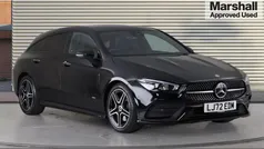 Black Used 2023 Mercedes CLA200 AMG Line Premium Estate | £23,808 (Good price)