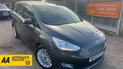 Used Ford Grand C-Max Titanium 125 HP (91 kW) 2018 Grey MPV