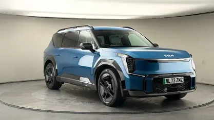 Used Kia EV9 GT-Line S 281 kW (383 HP) 2023 Ocean blue gloss SUV