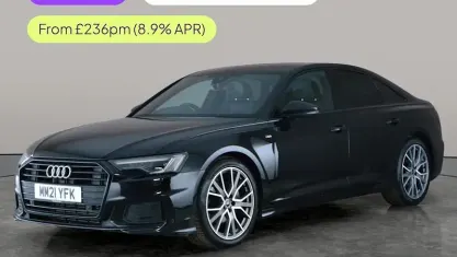 Used Audi A6 Black Edition 204 HP (150 kW) 2021 Black Sedan
