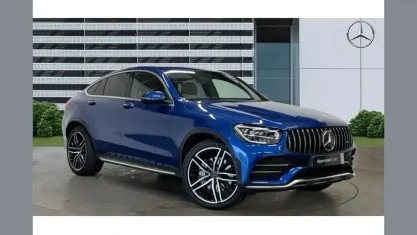 Used Mercedes GLC43 AMG Premium Plus 390 HP (286 kW) 2023 Blue Coupe