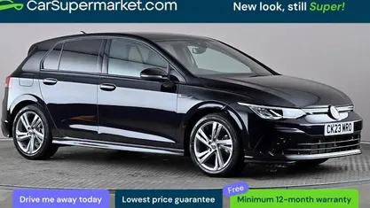Used VW Golf VIII R-line 150 HP (110 kW) 2023 Black Hatchback