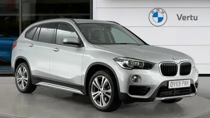 Used BMW X1 Sport Line 192 HP (141 kW) 2019 Silver SUV
