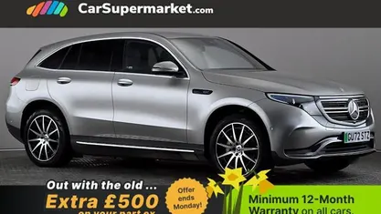 Used Mercedes EQC400 AMG line 300 kW (408 HP) 2022 Silver SUV
