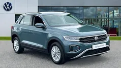 Petrol blue metallic Used 2024 VW T-Roc Life SUV | £22,433 (Fair price)