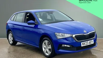 Used Skoda Scala SE 95 HP (69 kW) 2023 Blue Hatchback