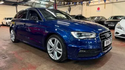 Used Audi A3 Sportback S-Line 179 HP (131 kW) 2014 Blue Hatchback