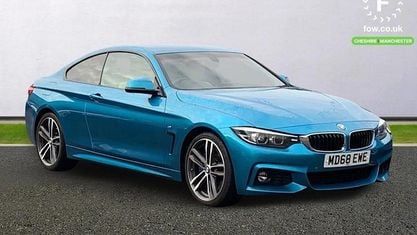 Begagnad BMW 430 M Sport 252 HK (185 kW) 2019 Blå Sportkupé