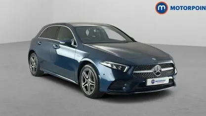 Used Mercedes A250 Executive 218 HP (160 kW) 2021 Blue Hatchback