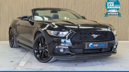 Used Ford Mustang Convertible 317 HP (233 kW) 2016 Black Cabriolet