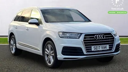 Used Audi Q7 S-Line 218 HP (160 kW) 2017 White SUV
