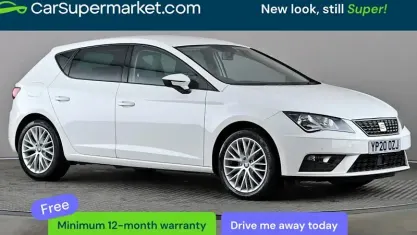 Używany Seat Leon SE Dynamic 116 KM (85 kW) 2020 Biały Hatchback