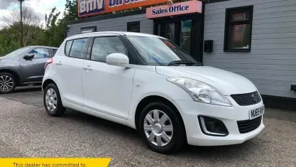 Used Suzuki Swift 94 HP (69 kW) 2015 White Hatchback