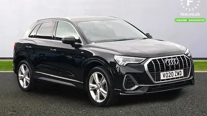 Used Audi Q3 S-Line 150 HP (110 kW) 2020 Black SUV