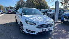 White Used 2015 Ford Focus Titanium Hatchback | £4,990 (Fair price)
