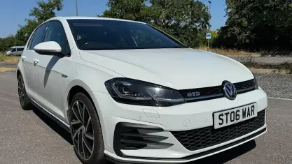 Used VW Golf VII GTD 184 HP (135 kW) 2017 Silver Hatchback