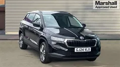 Black magic pearl effect Used 2024 Skoda Karoq SE Drive SUV | £22,650 (Fair price)