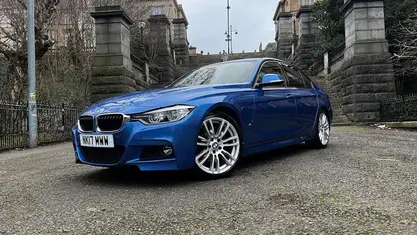 Used BMW 330e M Sport 252 HP (185 kW) 2017 Blue Sedan