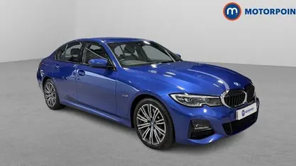 Used BMW 330e M Sport 292 HP (214 kW) 2021 Blue Sedan