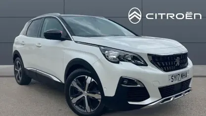 Begagnad Peugeot 3008 Allure 131 HK (96 kW) 2017 Vit SUV