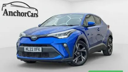 Usado Toyota C-HR Design 122 HP (89 kW) 2022 Azul SUV
