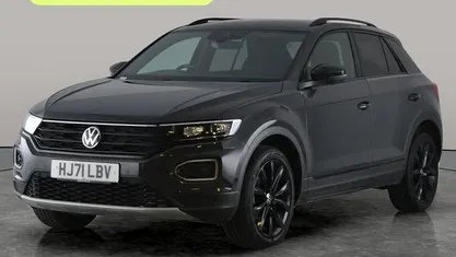 Used VW T-Roc Black Edition 110 HP (80 kW) 2021 Grey SUV