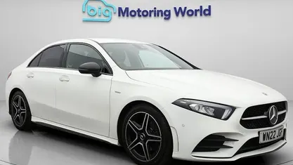 Used Mercedes A180 AMG line 116 HP (85 kW) 2022 White Sedan