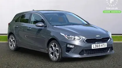 Usado Kia Ceed 136 HP (100 kW) 2019 Cinzento Citadino