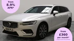White Used 2019 Volvo V60 Inscription Estate | £19,640 (Fair price)