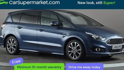 Used Ford S-MAX ST-Line 190 HP (139 kW) 2018 Blue MPV
