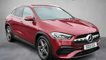 Used Mercedes GLA200 AMG line 163 HP (119 kW) 2021 Red SUV