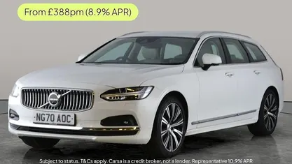 White Used 2021 Volvo V90 Inscription Estate | £22,702 (Fair price)