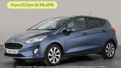 Blue Used 2019 Ford Fiesta Trend Hatchback | £9,515 (Fair price)
