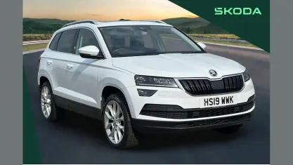 Used Skoda Karoq 150 HP (110 kW) 2018 White SUV