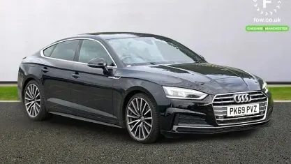 Used Audi A5 Sportback S-Line 190 HP (139 kW) 2019 Black Hatchback