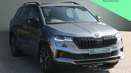 Used Skoda Karoq SportLine 150 HP (110 kW) 2023 Graphite grey metallic SUV