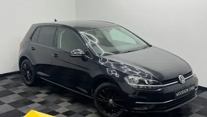 Used VW Golf VII SE 125 HP (91 kW) 2017 Black Hatchback