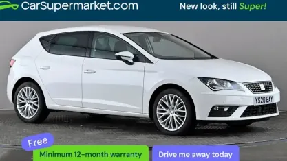Używany Seat Leon SE Dynamic 116 KM (85 kW) 2020 Biały Hatchback