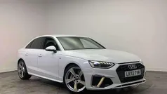 White Used 2022 Audi A4 S-Line Sedan | £23,700 (Fair price)