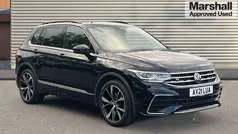 Black Used 2021 VW Tiguan R-line SUV | £28,892 (Fair price)