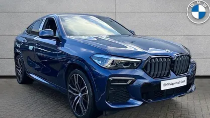 Blue Used 2022 BMW X6 M Sport SUV | £49,065 (Fair price)