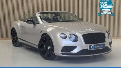 Used Bentley Continental GT Convertible 529 HP (389 kW) 2017 Grey Cabriolet